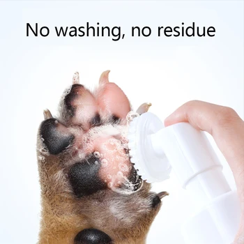 

Pet foot washing foam 150ml scrub foot cleaning foot care Teddy cat washing paw foot cleaning foam care anti-cracking