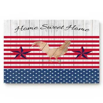 

American Flag Elements Living Room Doormat Home Environmental Protection Bathroom Door Non-slip Floor Mat
