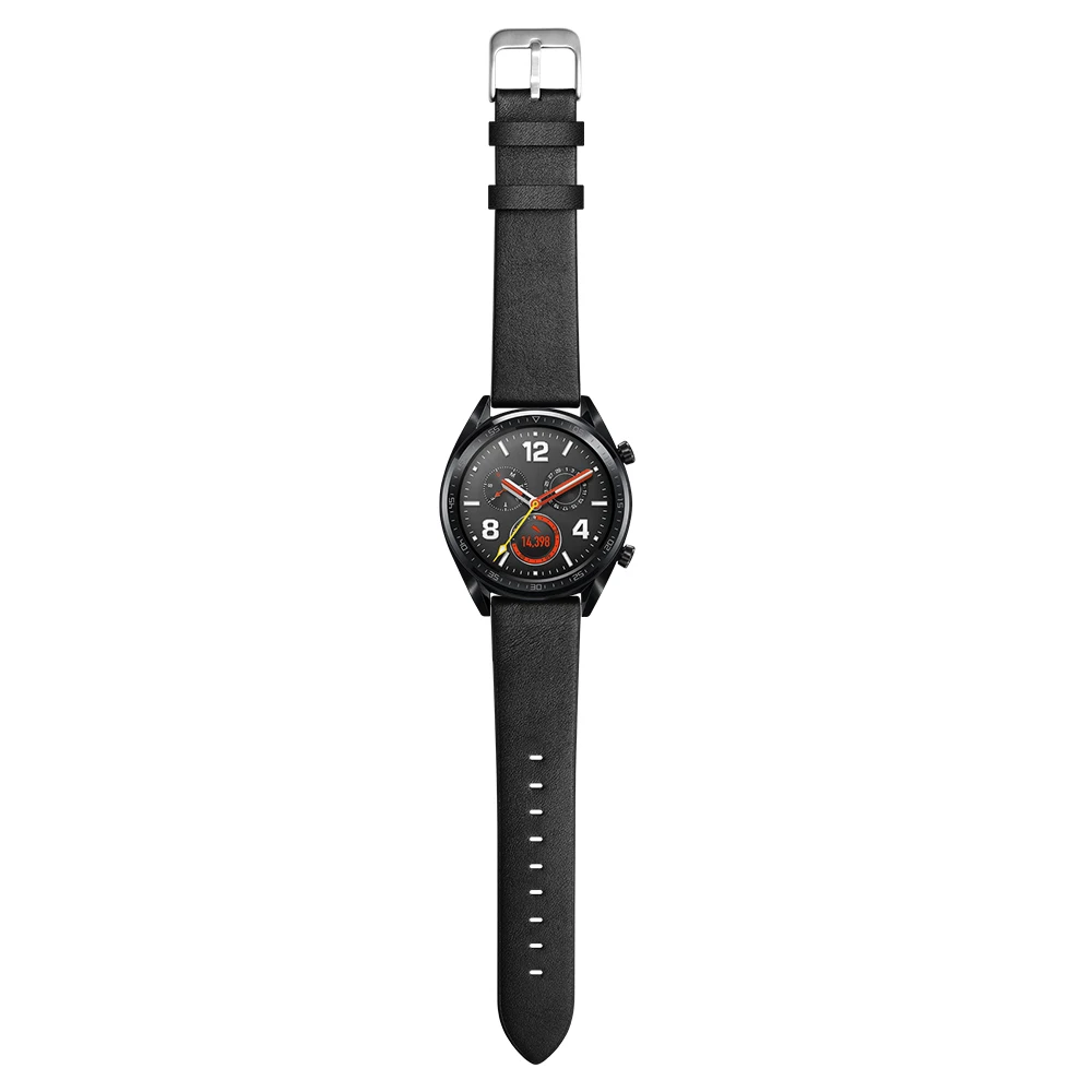 22mm Leather Strap for Huawei Watch GT Smart Watch Bracelet for Huawei Watch GT Band Strap honor magic watch strap Leather Belt