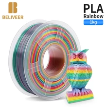 Beiveer – Filament en bois PLA 3D, 10 couleurs, 1KG, 1.75MM, adapté à tous les Types d'imprimantes FDM3D, livraison gratuite
