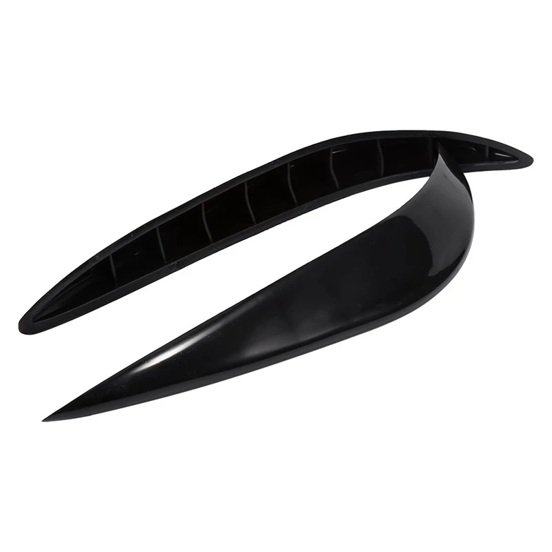 1 Pair Universal Corner Car Bumper Protector Lip Guards(Black
