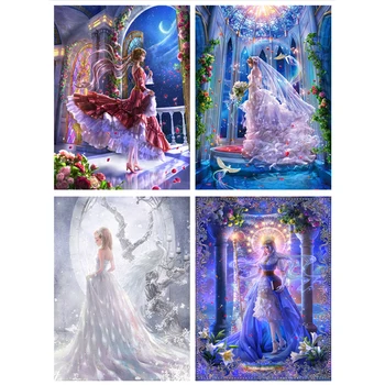 

5D Diamond Painting Full Square / Round DIY Cartoon Girl Diamond Mosaic Sale Diamond Embroidery Cross Stitch Home Decor