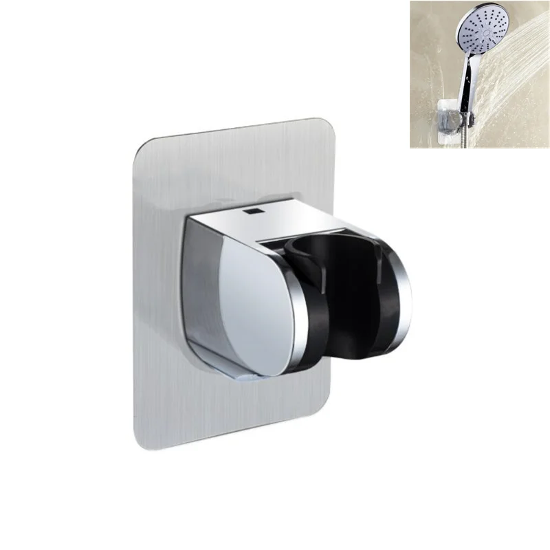 Adjustable Shower Head Holder Self-adhesive Handheld Drill-free