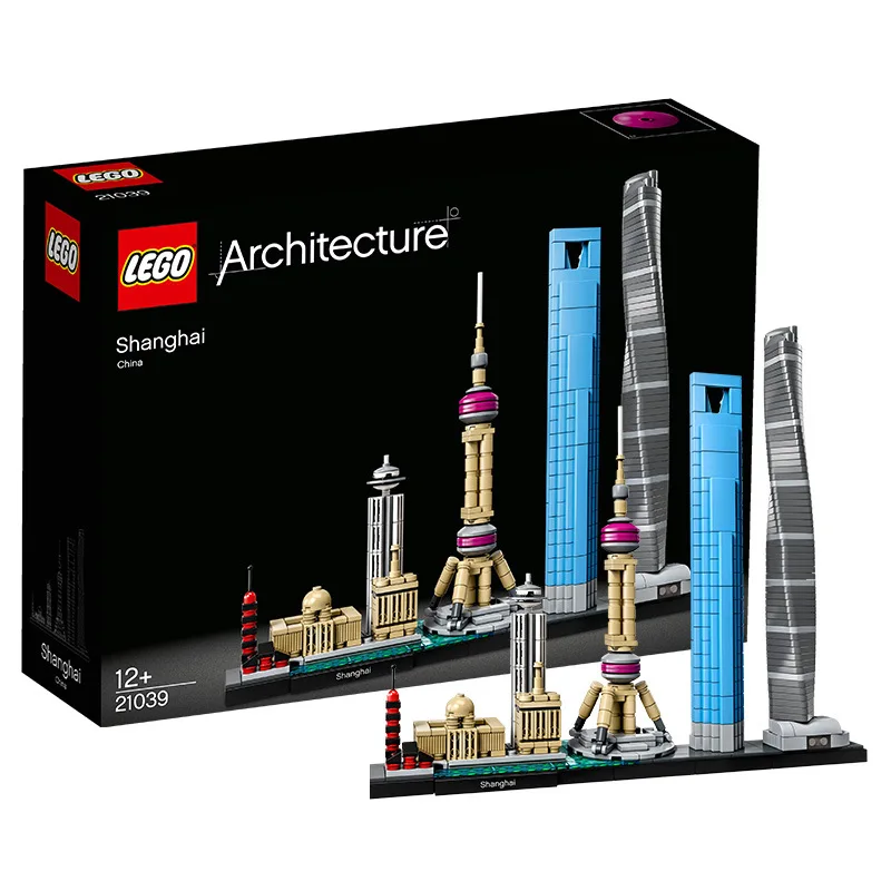 LEGO Architecture Series 21039 Skyline: Shanghai Lego Building Blocks Toy
