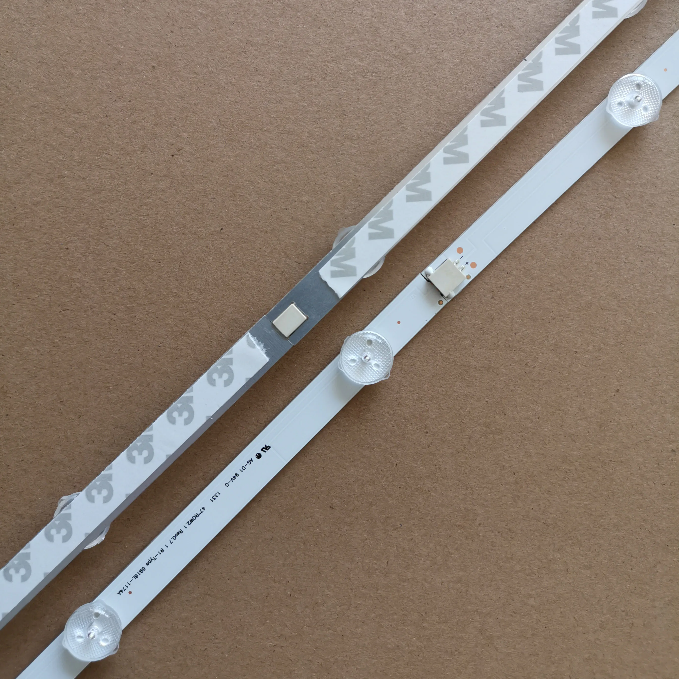 12pcs/set(3R1+3L1+3R2+3L2) Aluminum LED Backlight For LG 47" ROW2.1 6916L-1174A 6916L-1175A 6916L-1176A 6916L-1177A