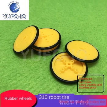

Free Ship 5pcs 410 Rubber Wheel Robot Tire TT Motor Intelligent Car Platform Car Electronic Design x-0.13