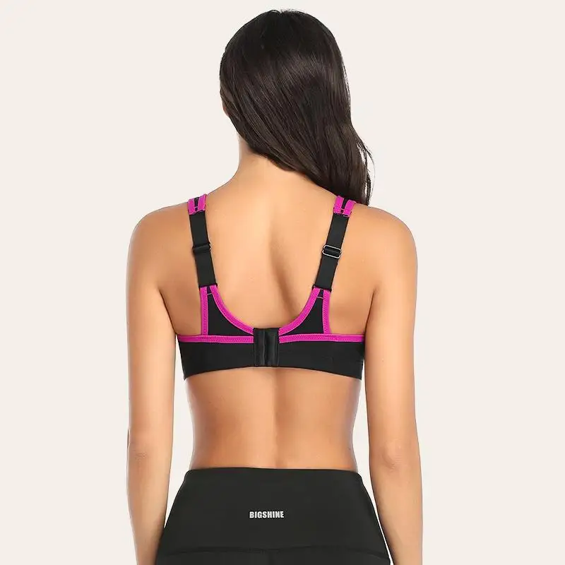 WingsLove Women’s High Impact Sports Bra Wire-Free Full Support Workout Gym Bra 