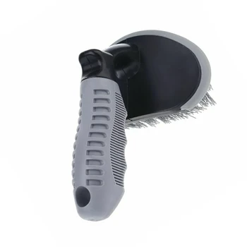 

Car Wheel Hub Brush Auto T-Type Gray+Black Soft handle Detailing Washing