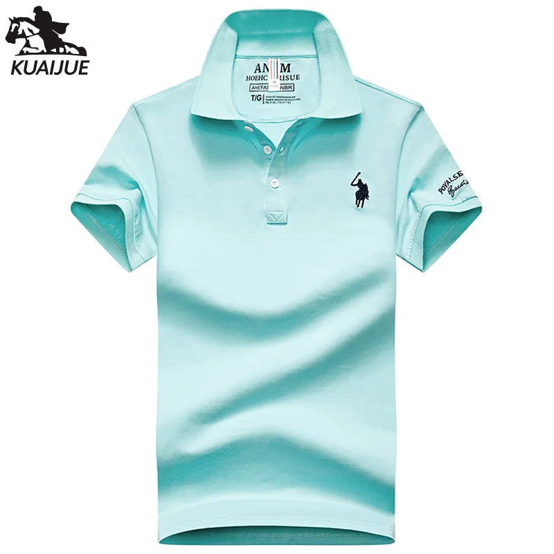 Polo de manga corta para hombre, camiseta de manga corta con bordado de color sólido, informal, juvenil, de negocios, novedad de verano, M-4XL, 8636