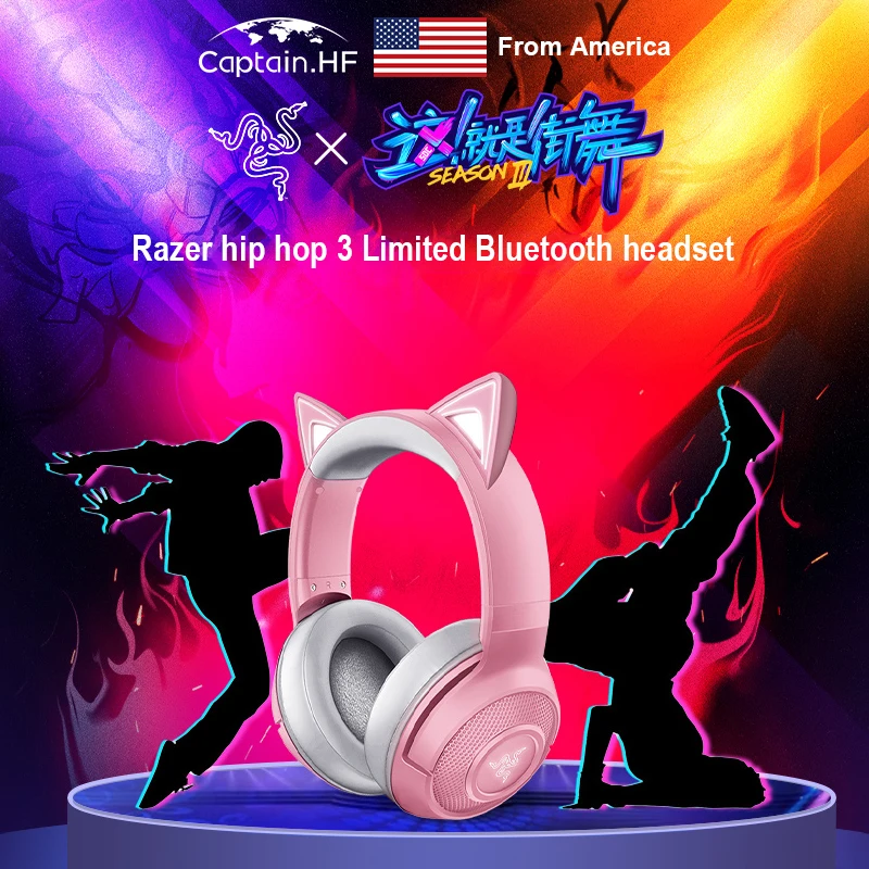US Captain Hip-Hop Limited Kitty Ear Bluetooth