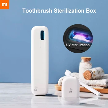 

xiaomi mijia Toothbrush Disinfection Box Sterilizer Case UVC Sterilization Antivirus Portable USB Chargeable Smart Home