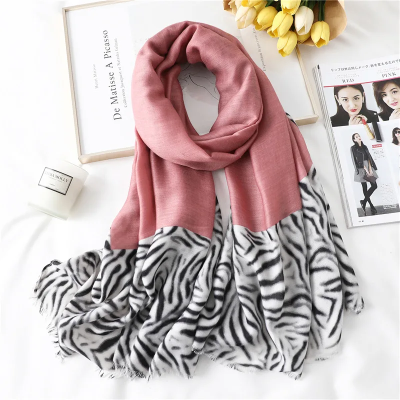 see chart 6 Новинка, толстый женский леопардовый зимний теплый шарф, хлопковые шали, пашмины, шарфы, бандана, хиджаб, пончо, женский шарф - Цвет: see chart 6