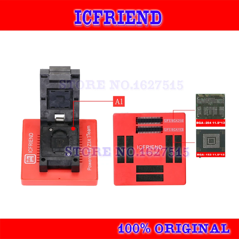 Адаптер ICFriend ufs 2 в 1 с поддержкой UFS BGA-254 BGA-153 для легкой J-tag plus box