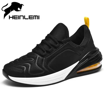 

HEINLEMI High Quality Casual Shoes Men Mesh Air Cushion Sneakers Breathable Men Shoes Lightweight Comfortable Men Trainers
