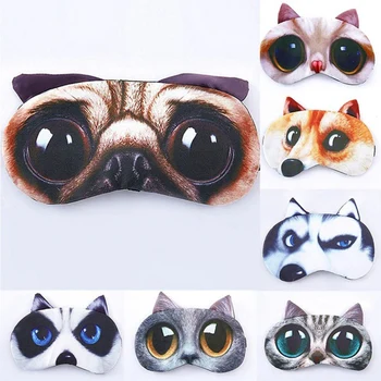 

3D CuteCat Sleep Mask Natural Sleeping Eye Mask Eyeshade Cover Shade Eye Patch Women Men Soft Portable Blindfold Travel Eyepatch