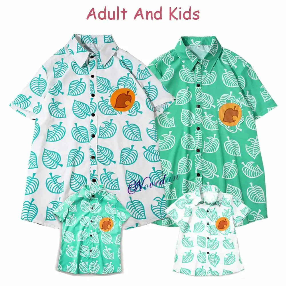 New 3Ds Game Animal Crossing Cosplay Shirt New Leaf Horizons Tom Nook T Shirt Uomo Donna Summer T-Shirt Family Matching Clothes