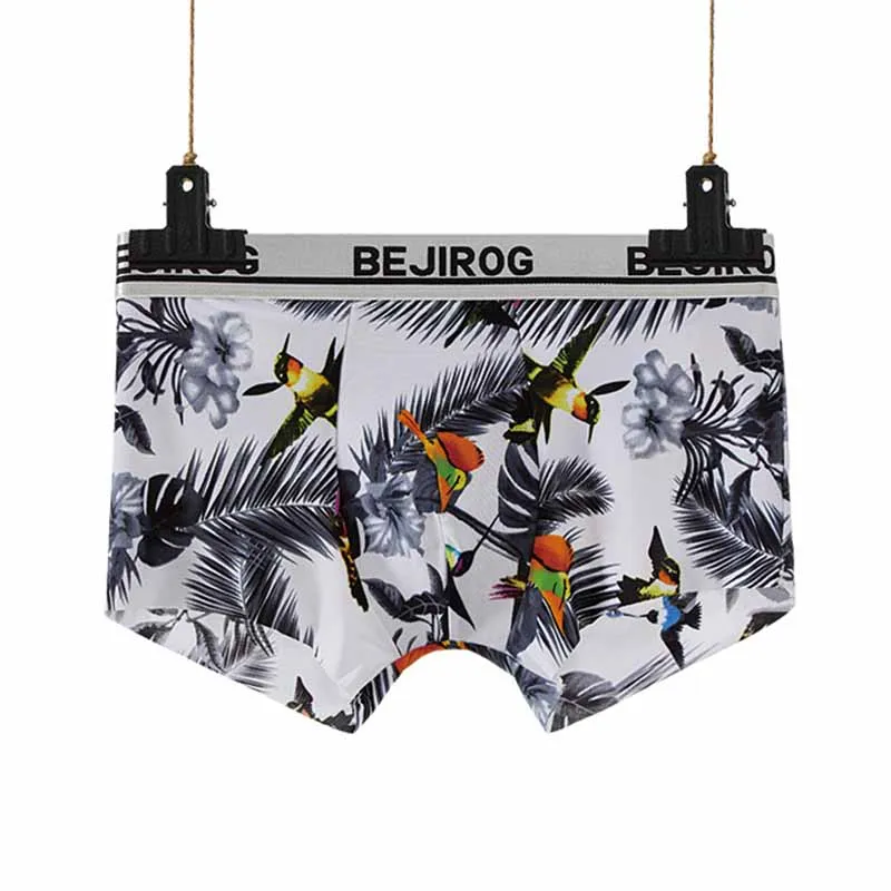 Сексуальные мужские трусы дышащие Бесшовные эластичные Bedruckte Herren-Boxershorts Atmungsaktiv Nahtlose unterwyasche
