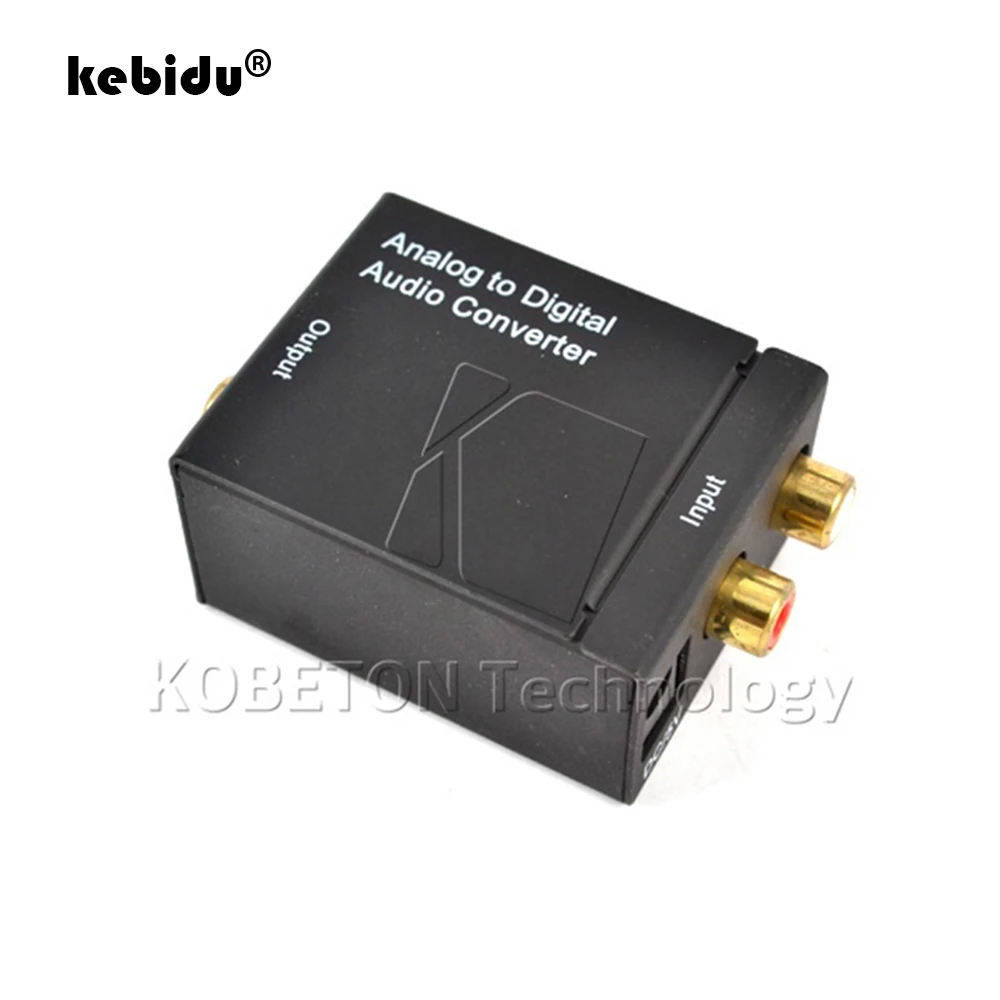 Аналого-цифровой конвертер kebidu ADC оптический коаксиальный RCA Toslink аудиоадаптер