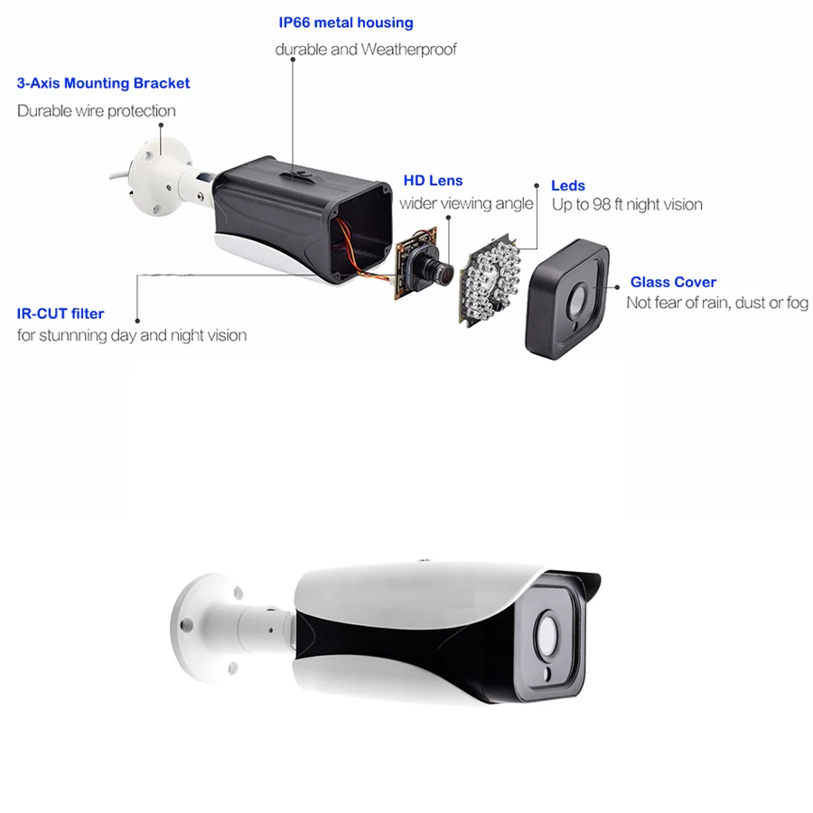 Камера starlight sony imx307 cmos с низким освещением объектив 3 6 мм ночное видение ir cut coc
