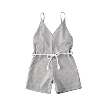

Pudcoco Toddler Baby Girls Bling Romper Casual Sleeveless One-pieces Clothes 2020 New Kids Jumpsuit Summer Outfit Sunsuit