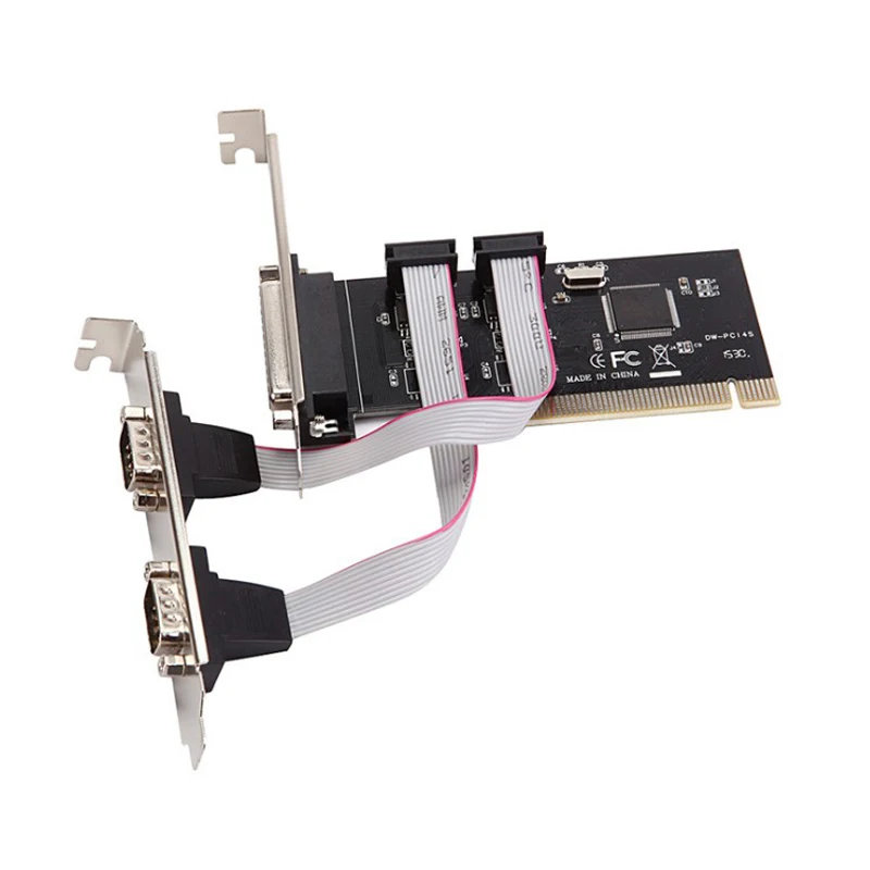 Плата расширения параллельного порта DIEWU PCI 2 серийный 1 с адаптером TX382A