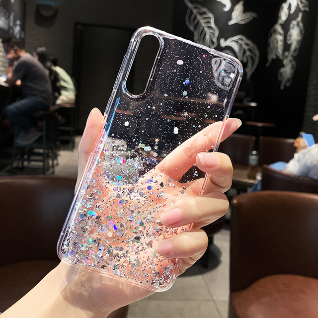 Glitter Diamond Case For Redmi Note 9T 8T 9S 9 8 Pro Max 7 Redmi 9T 8 8A 9C NFC 9 9A 7A Soft Clear Bling Cover POCO M3 X3