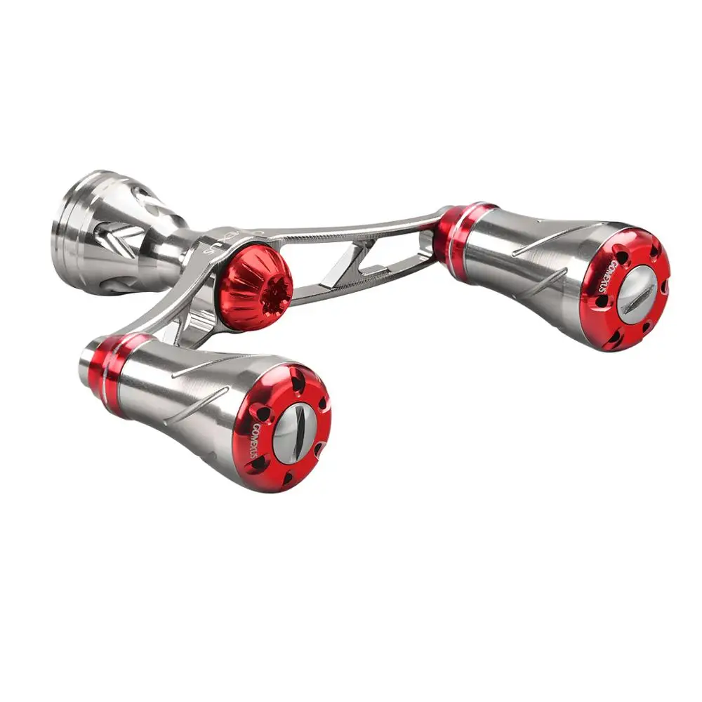 И Mech suspension Gomexus CNC 72 мм 82 мм ручка Daiwa спиннинговая катушка с ручкой по требованию - Цвет: Red
