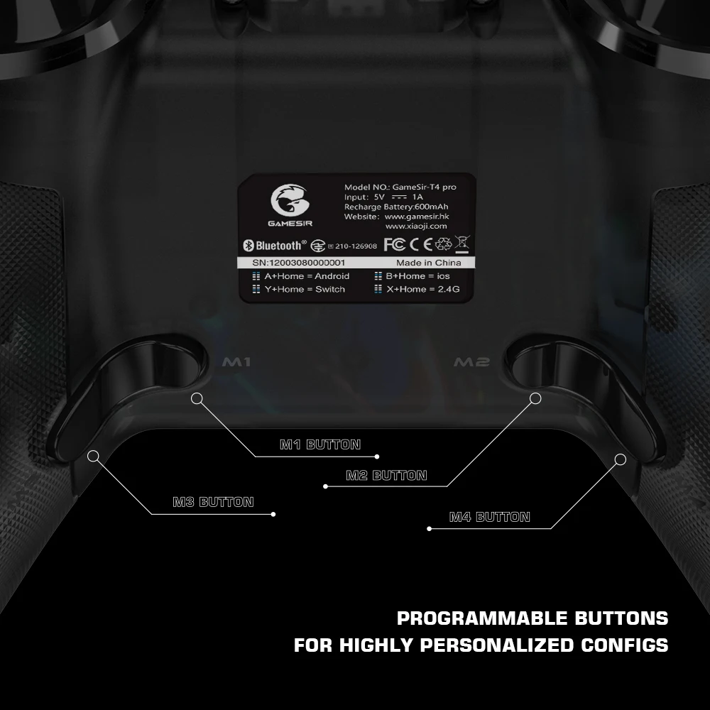 GameSir T4 PRO геймпад Bluetooth 2 4 ГГц Беспроводной игровой контроллер Поддержка