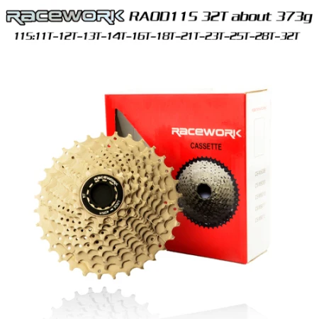 raod silver 11S32T RACEWORK moutain велосипедная кассета 11-50t 11-speed freewheel кассета Запчасти для горного велосипеда - Color: raod silver 11S32T