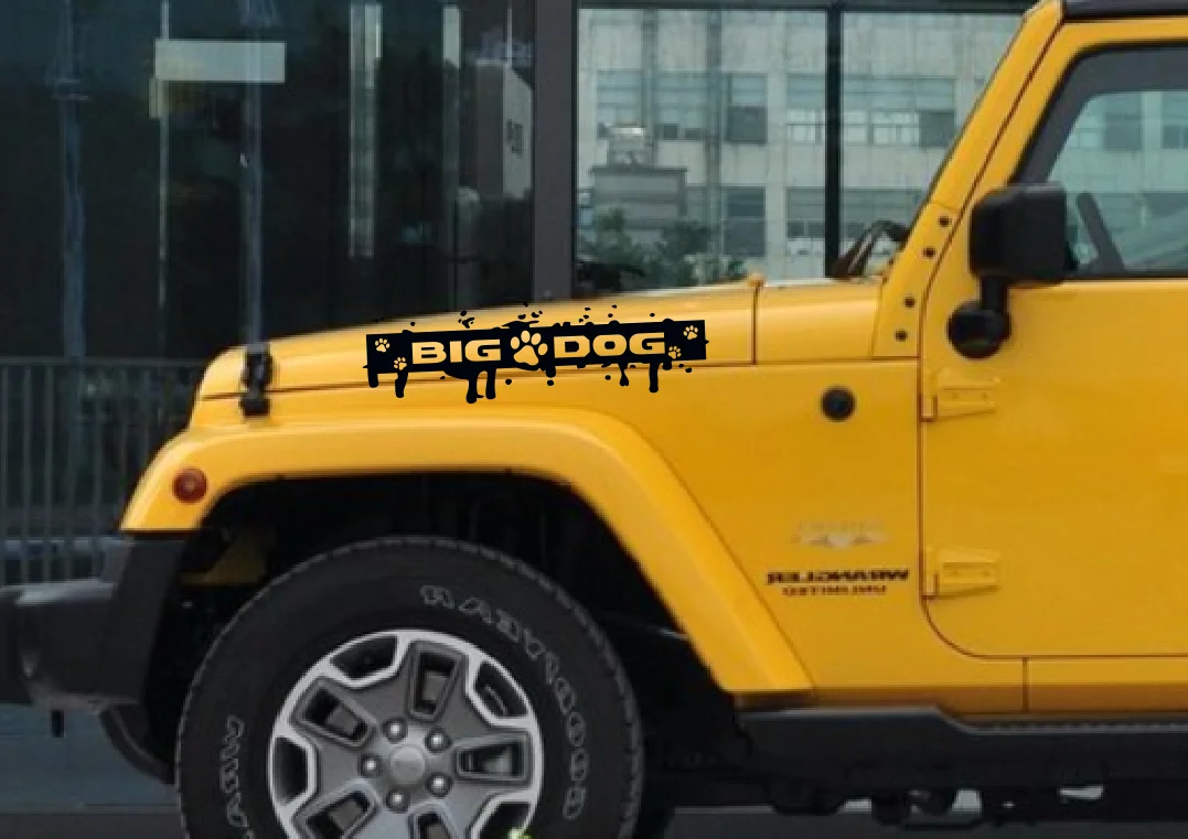 Decals for TJ JK Jeep Wrangler letters replacement fender vinyl sticker