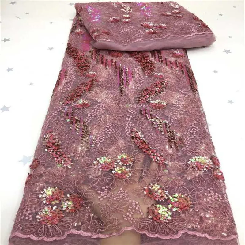 2020 Latest African 3d Applique Lace Fabrics High Quality Guipure Cord Fabric For Women Party Dress Material | Дом и сад