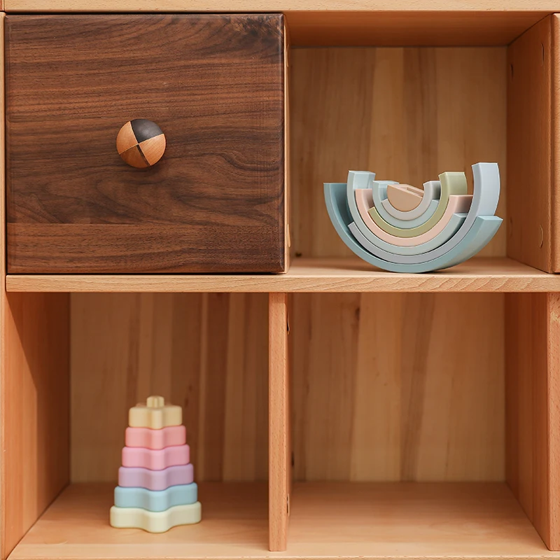 Baby Toy Silicone Educational Building Blocks 3D Rainbow Stacking Baby Building Blocks Toys Montessori Educational Toy Children 6 Baby Toy Silicone Educational Building Blocks 3D Rainbow Stacking Baby Building Blocks Toys Montessori Educational Toy Children 6