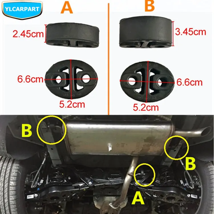 

For Geely Emgrand X7 EmgrarandX7,EX7,FC SUV,Vision X6,NL4,Car exhaust pipe hanging ear