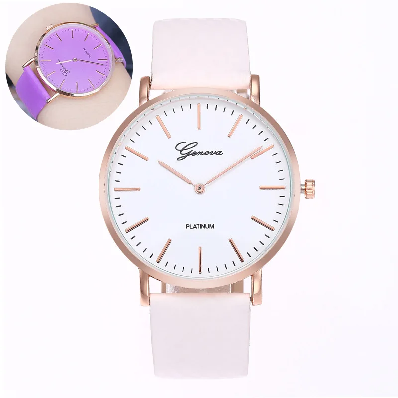 

New Fashion Simple Style Temperature Change Color Women Watch Sun UV Color Change Men Women Quartz Relogio Feminino women watch