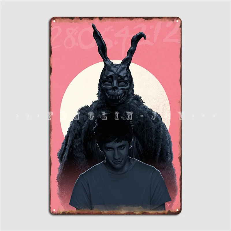 

Donnie Darko Poster Metal Plaque Design Pub Garage Wall Mural Plaques Tin Sign Poster