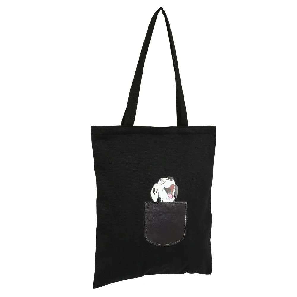 Холщовая Сумка-тоут для женщин тканевая белая сумка через плечо с рисунком из мультфильма Новые Симпатичные кошки и собаки сумки для