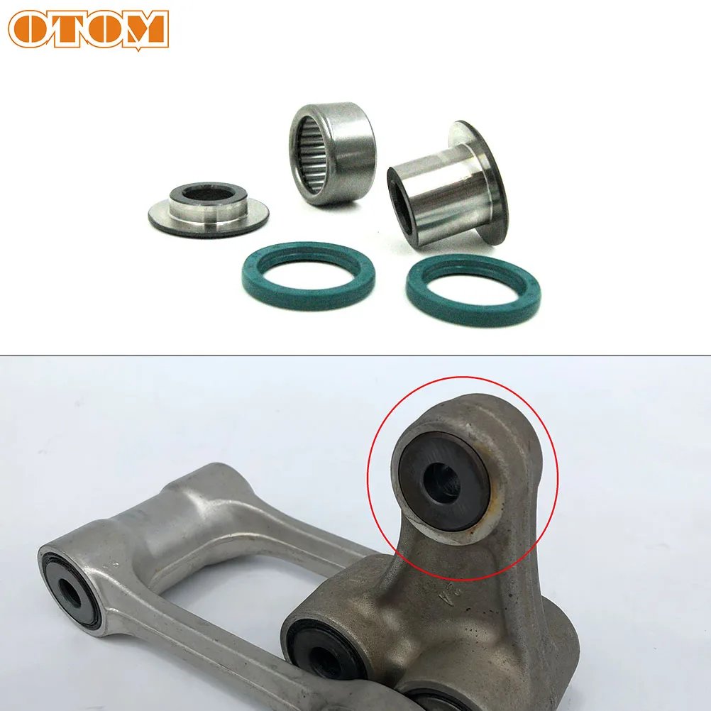 Motorcycle Shock Absorber Kit OTOM Motorcycle Rear Shock Absorber Maintenance Kit Needle Roller Bearing Oil Seal Parts For KAWASAKI KX250F KX450F KLX450R