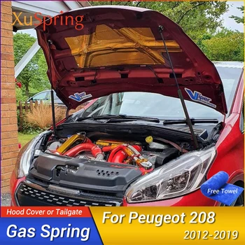 

Car Bonnet Engine Lifting Support Spring Shock Bracket Damper Strut Bar Hydraulic Rod for Peugeot 208 2012-2019 2pcs Accessories