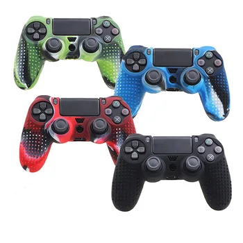 

Camouflage Silicone Rubber Skin Grip Cover Case for PlayStation 4 PS4 Controller
