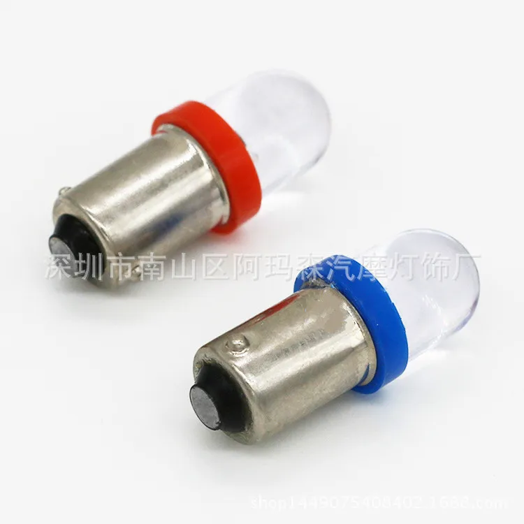 

Direct Selling AliExpress Hot Selling Automobile LED Lamp E10 BA9S round-Toe cha pao LED Width Light Licence Bulb