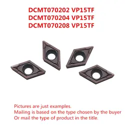 MITSUBISHI DCMT070202 VP15TF/DCMT070204 VP15TF/DCMT070208 VP15TF CNC токарные карбидные режущие пластины для фрезы новые оригинальные Бесплатная доставка