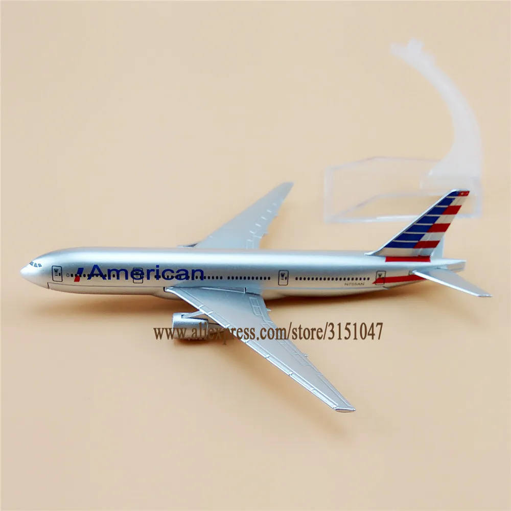 16 см Air American AA Boeing 777 B777 Airlines модель самолета Модель сплав металлический самолет