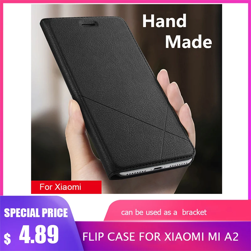 

Flip Phone Case For Xiaomi Mi A2 Lite A1 6X 5X 5S Mi 9 8 Lite SE 5 6 PU Leather Case Cover For Mi Max 3 2 Card Bag Bracket
