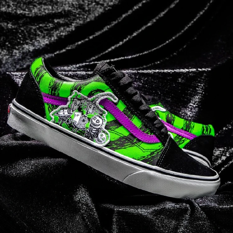 oogie boogie slip on vans