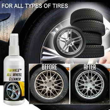 

Car Tires All Wheel Cleaner Car Bicycle Motorcycle Universal Wheel Self-Cleaning Detergent Car Assessory Rim Cleaning Rim Care