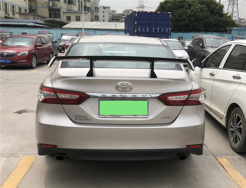 Использовать для toyota camry спойлер год ABS Пластиковый материал заднее крыло EX стиль спортивные аксессуары
