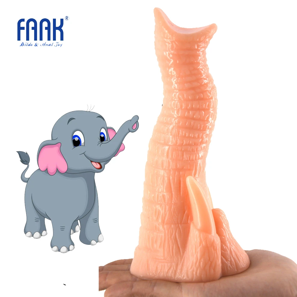 Faak 動物ディルド象トランク大人のセックス製品のリアルなペニス肛門大人のおもちゃバットプラグレズビアン女性自慰行為セックスショップ Dildos Aliexpress
