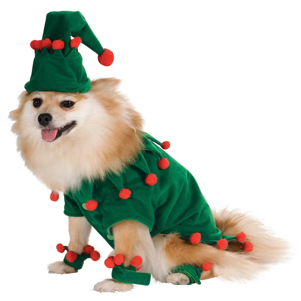 

Cute Dog Role-Playing Clothes Holiday Performing Pet Costume Festival Carnival Puppy Coat X mas Doggie Jacket Cat Clothing