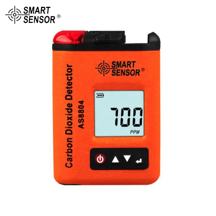 

Smart Sensor AS8804 Mini Portable Clip-on Digital Carbon Dioxide Detector CO2 Gas Concentration Monitor Tester Analyzer