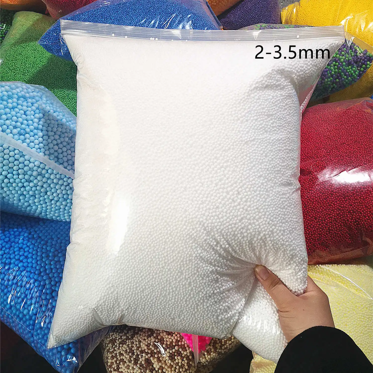  CHILDWEET 1 Fillings of Vase Pillow Bean Bag Chair Pillow for  Sitting in Bed Bean Bag Filler Mini Balls Couch Cushion Filling Stuffed  Material Mini Sofa Beads Balls Baby Miniature White